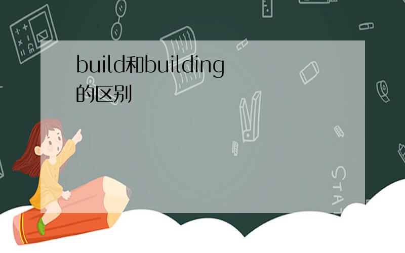 build和building的区别