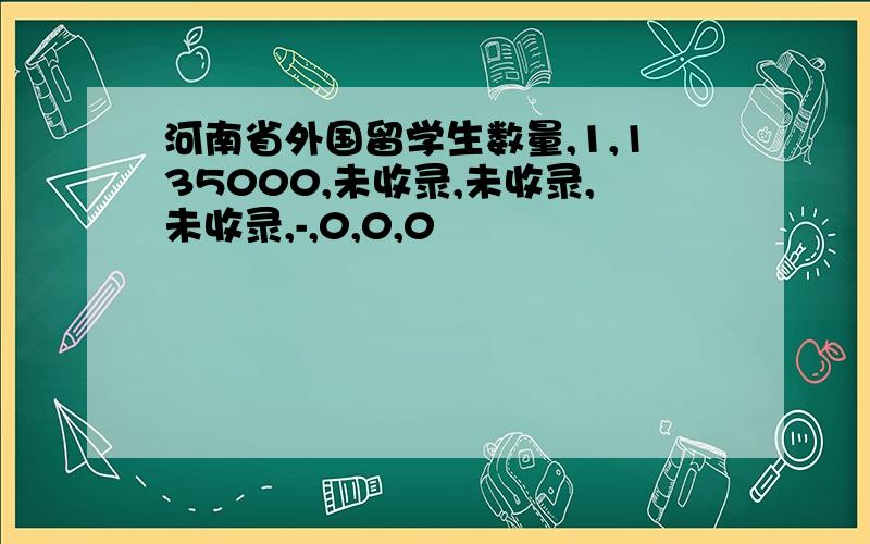 河南省外国留学生数量,1,135000,未收录,未收录,未收录,-,0,0,0