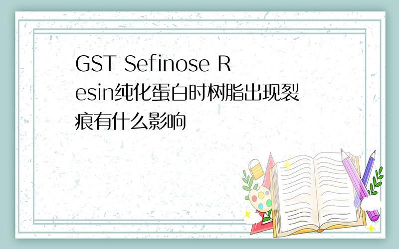 GST Sefinose Resin纯化蛋白时树脂出现裂痕有什么影响