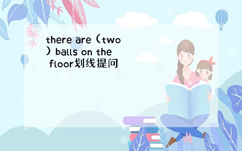 there are (two) balls on the floor划线提问