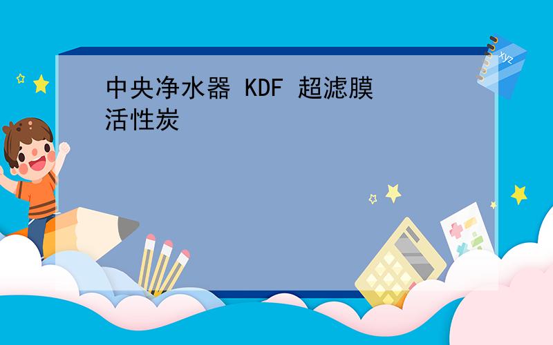 中央净水器 KDF 超滤膜 活性炭
