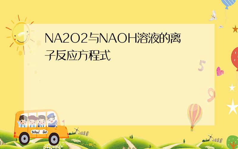 NA2O2与NAOH溶液的离子反应方程式